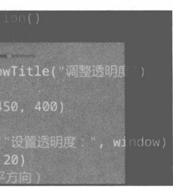 图 5-18 透明窗口