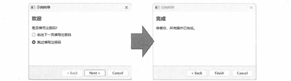 图13-35 直接跳转到“完成”页面