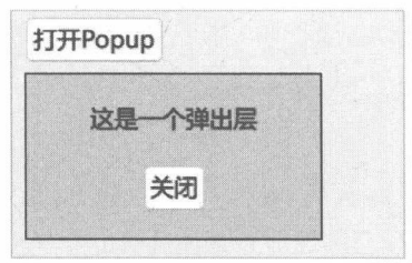 图 19-28 Popup 对象