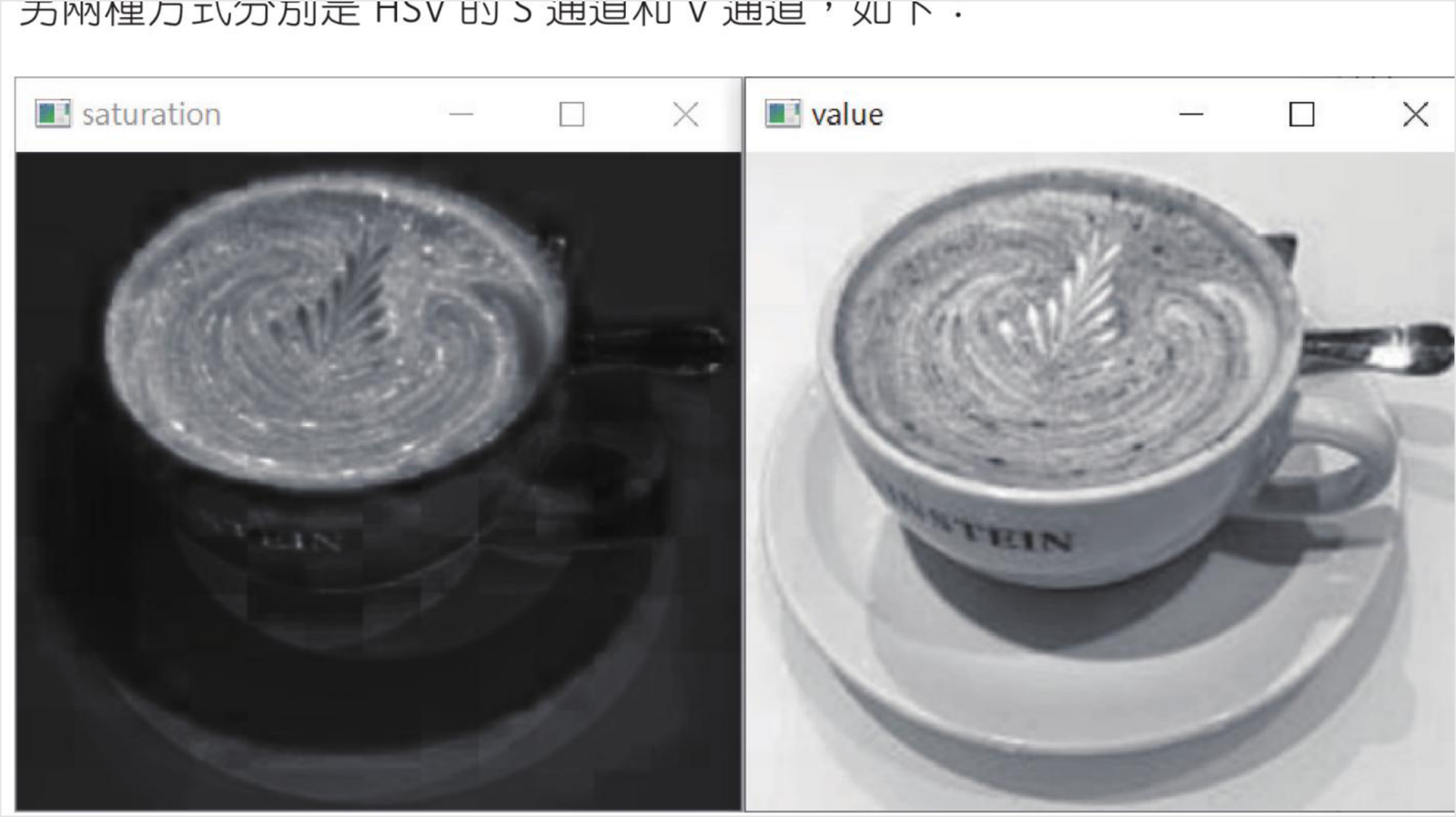 习题 1 Saturation 与 Value 参考结果