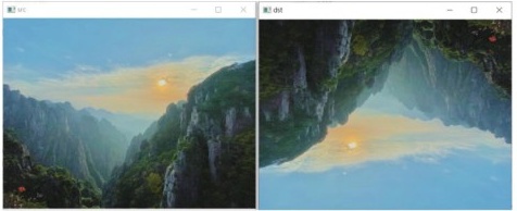习题 2 remap 水平与垂直同时翻转结果