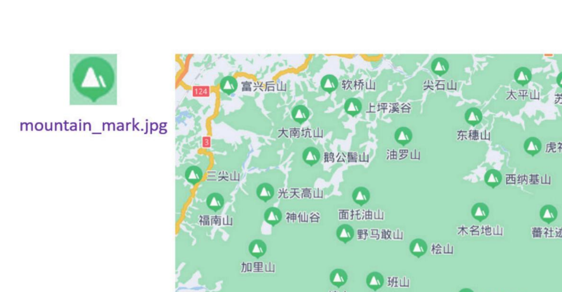 mountain_mark.jpg 山脉模板与 baidu.jpg 地图