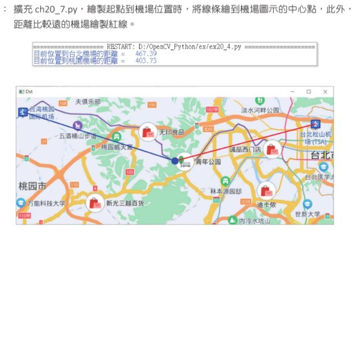 第 20 章习题 4 机场距离路线参考结果