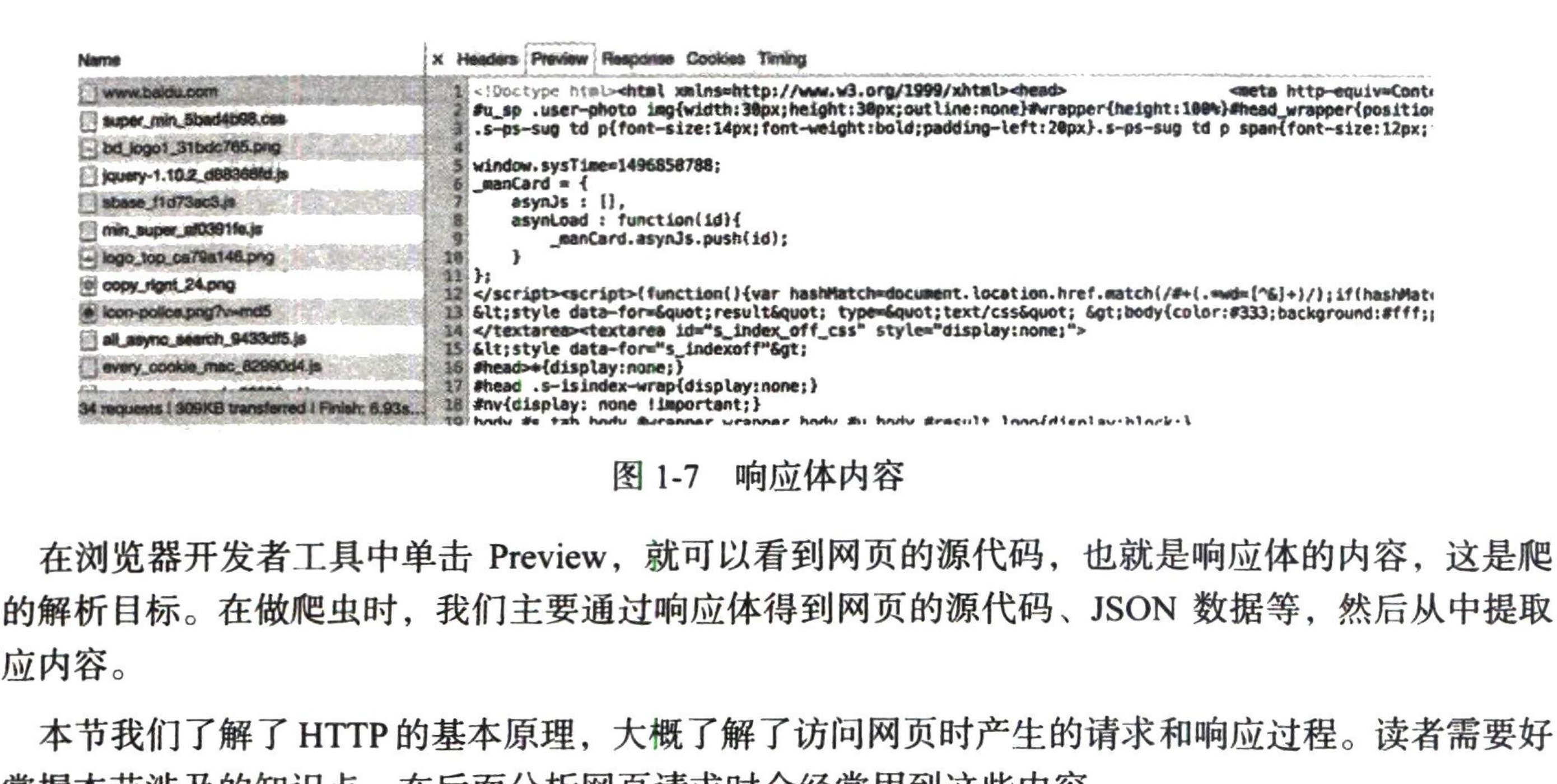 图1-7 响应体内容